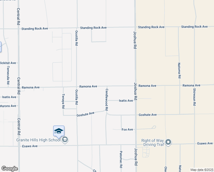 map of restaurants, bars, coffee shops, grocery stores, and more near Candlewood Road in Apple Valley