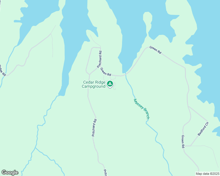 map of restaurants, bars, coffee shops, grocery stores, and more near 140 Campground Road in Russellville