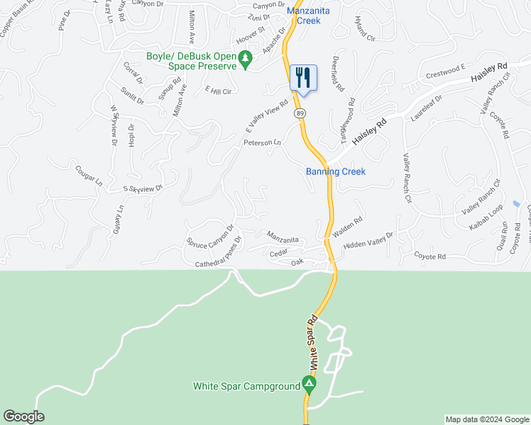 map of restaurants, bars, coffee shops, grocery stores, and more near 772 Cielo Circle in Prescott