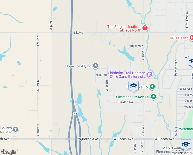 map of restaurants, bars, coffee shops, grocery stores, and more near 3425 Bates Drive in Duncan