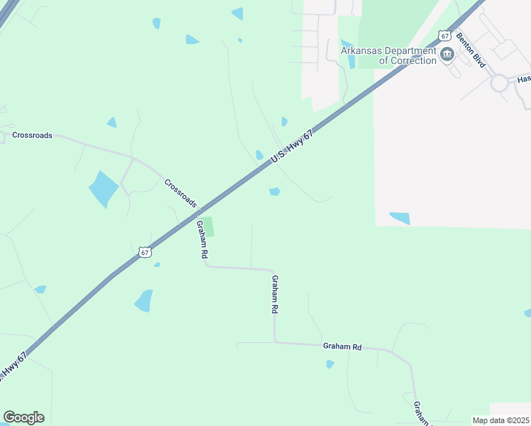 map of restaurants, bars, coffee shops, grocery stores, and more near 7613 U.S. 67 in Benton