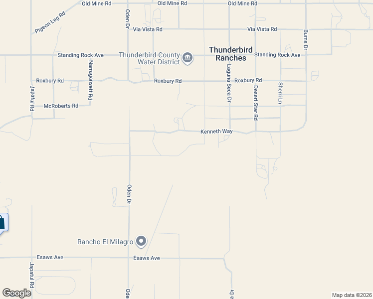 map of restaurants, bars, coffee shops, grocery stores, and more near Fairview Valley Road in San Bernardino County