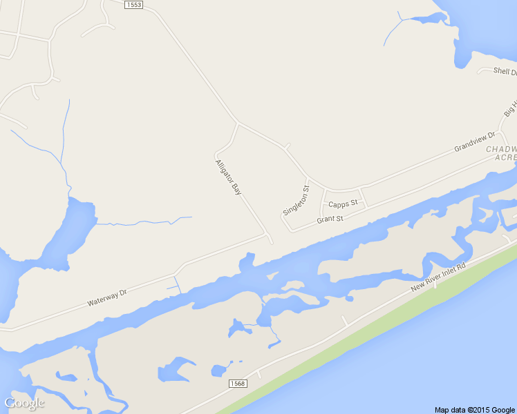 map of restaurants, bars, coffee shops, grocery stores, and more near 165 Alligator Bay in Sneads Ferry