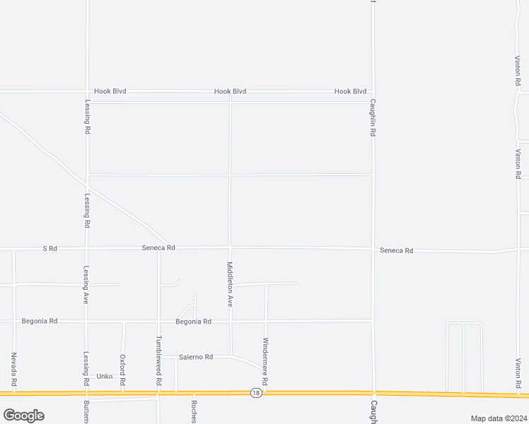 map of restaurants, bars, coffee shops, grocery stores, and more near Seneca Road in Phelan