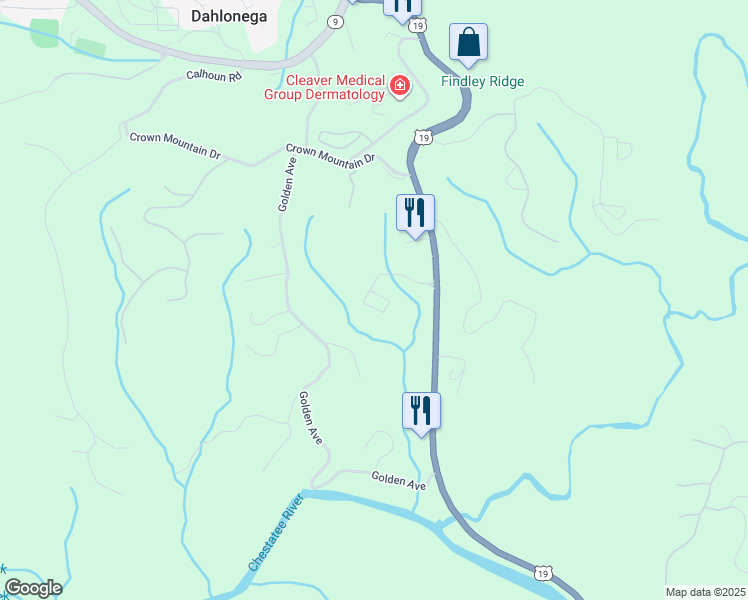 map of restaurants, bars, coffee shops, grocery stores, and more near 1500 South Chestatee in Dahlonega