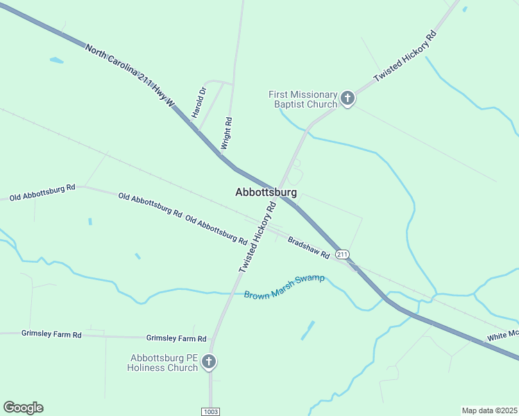 map of restaurants, bars, coffee shops, grocery stores, and more near 13654 Twisted Hickory Road in Bladenboro