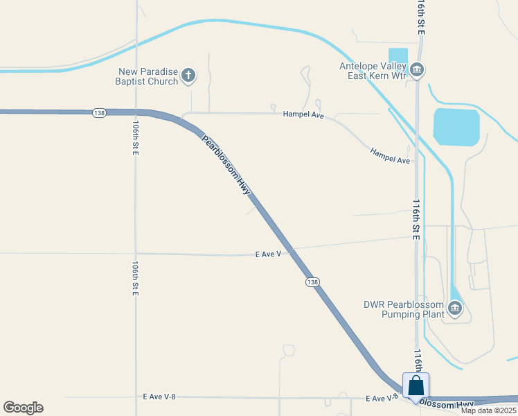 map of restaurants, bars, coffee shops, grocery stores, and more near 10707 Pearblossom Highway in Littlerock