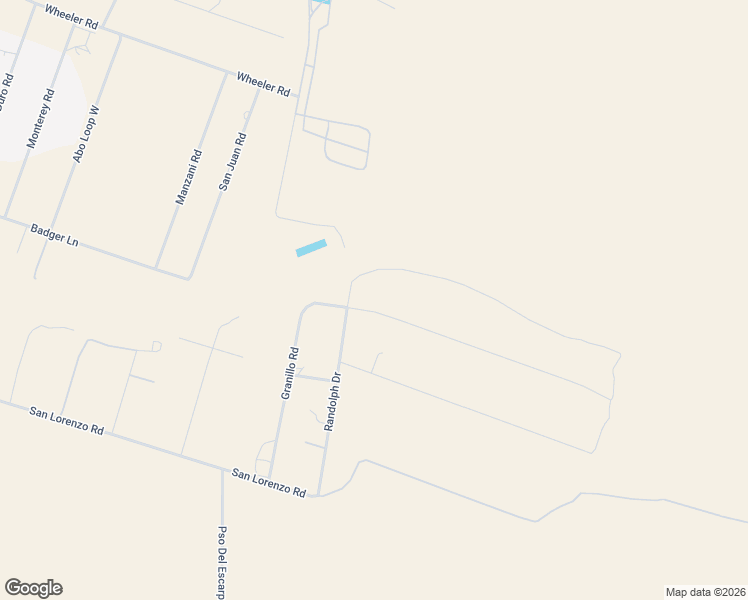 map of restaurants, bars, coffee shops, grocery stores, and more near 41 Granillo Road in Veguita