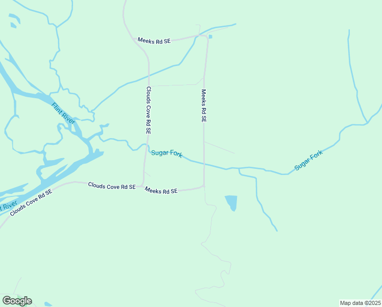 map of restaurants, bars, coffee shops, grocery stores, and more near 484 Meeks Road Southeast in Huntsville
