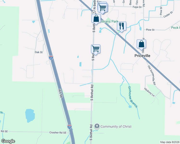 map of restaurants, bars, coffee shops, grocery stores, and more near 14 Walter Lane in Decatur