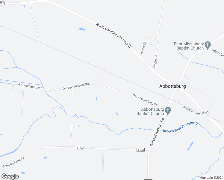 map of restaurants, bars, coffee shops, grocery stores, and more near 467 Old Abbottsburg Road in Bladenboro