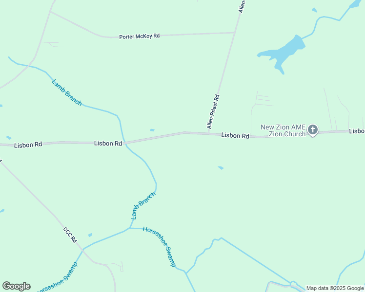 map of restaurants, bars, coffee shops, grocery stores, and more near 3337 Lisbon Road in Council