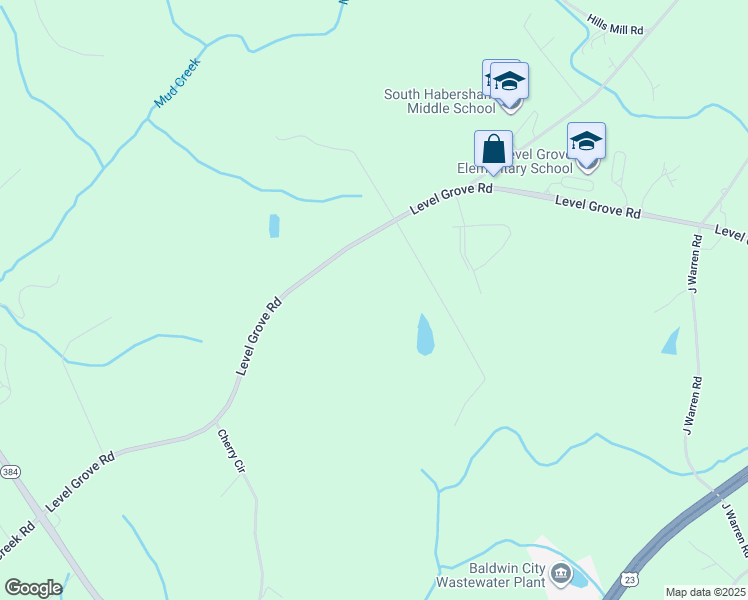 map of restaurants, bars, coffee shops, grocery stores, and more near 1678 Camp Creek Road in Cornelia