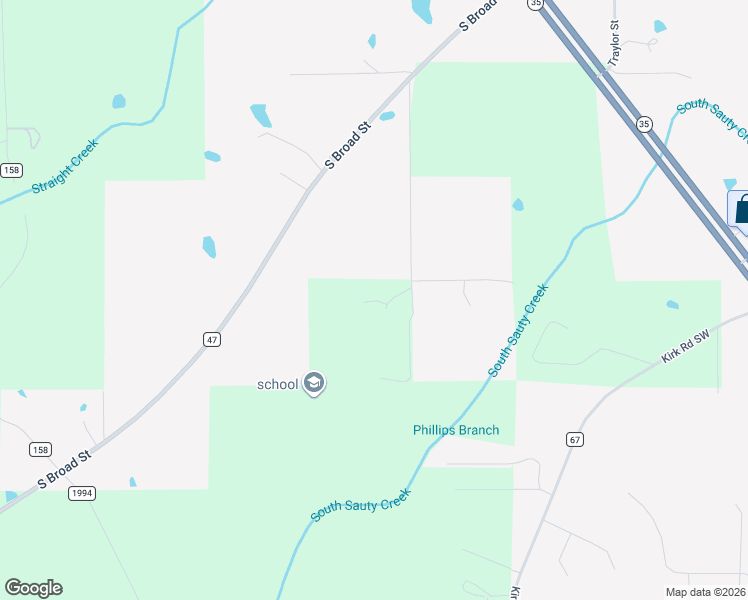 map of restaurants, bars, coffee shops, grocery stores, and more near 806 Sears Avenue in Fyffe