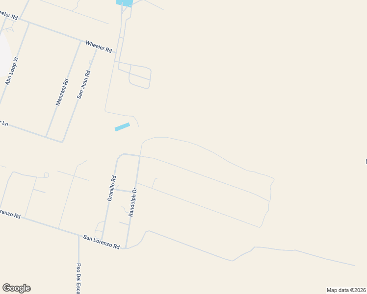 map of restaurants, bars, coffee shops, grocery stores, and more near 50 Granillo Road in Veguita