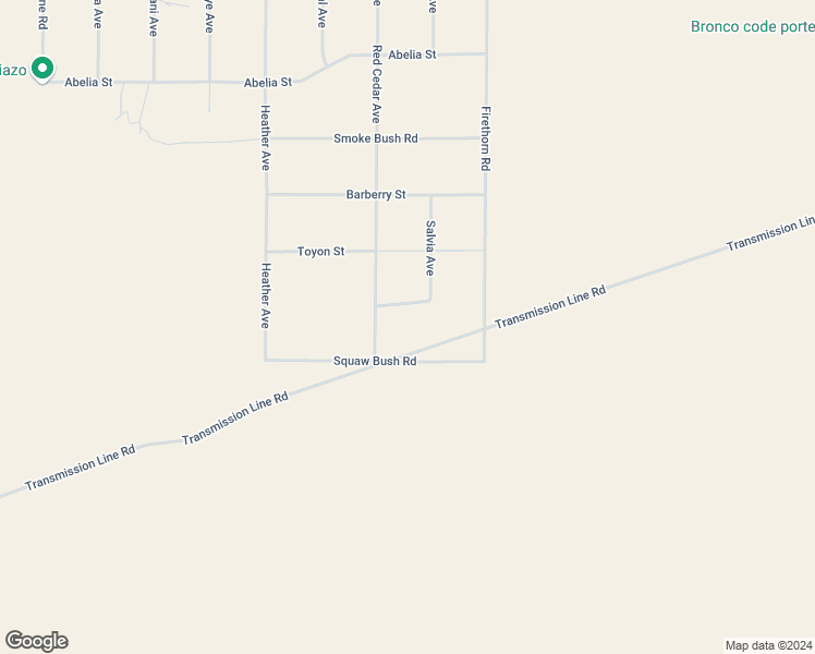 map of restaurants, bars, coffee shops, grocery stores, and more near Sun Rose Avenue in Lucerne Valley
