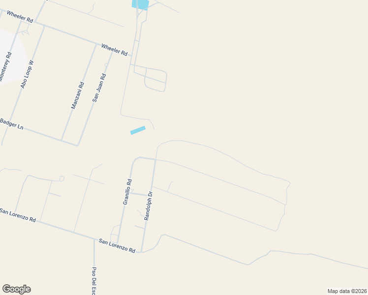 map of restaurants, bars, coffee shops, grocery stores, and more near 50 Granillo Road in Veguita