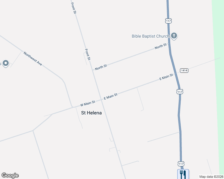 map of restaurants, bars, coffee shops, grocery stores, and more near 171 East Main Street in Burgaw