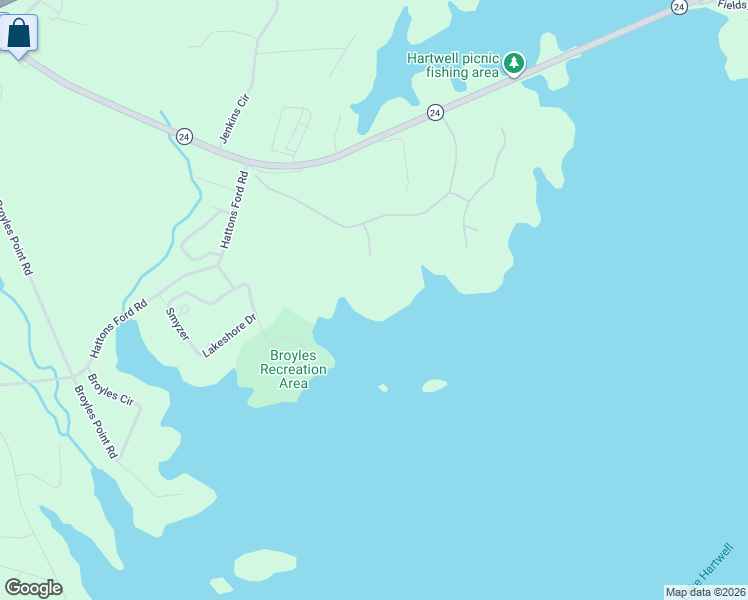 map of restaurants, bars, coffee shops, grocery stores, and more near 100 Keowee Club Road in Townville