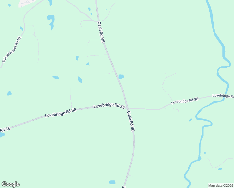 map of restaurants, bars, coffee shops, grocery stores, and more near 166 Cash Road Northeast in Calhoun