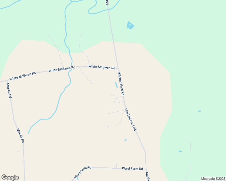 map of restaurants, bars, coffee shops, grocery stores, and more near North Mitchell Ford Road in Clarkton