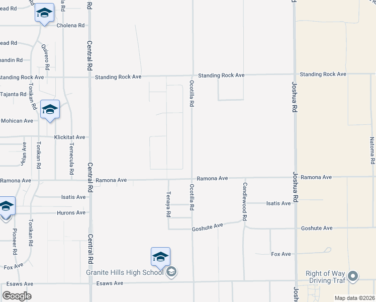 map of restaurants, bars, coffee shops, grocery stores, and more near 14563 Indigo St. in Apple Valley