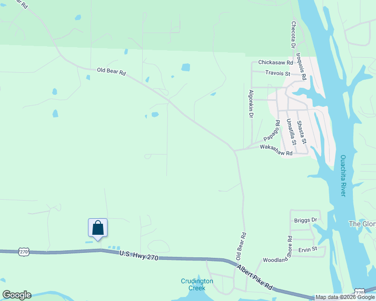 map of restaurants, bars, coffee shops, grocery stores, and more near 261 Jack Berry Lane in Royal