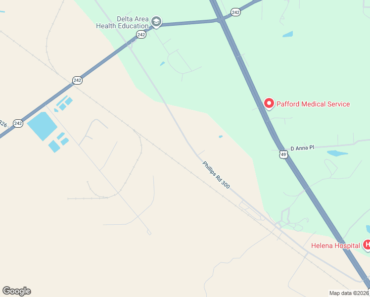 map of restaurants, bars, coffee shops, grocery stores, and more near 8280 Phillips Road 300 in Phillips County