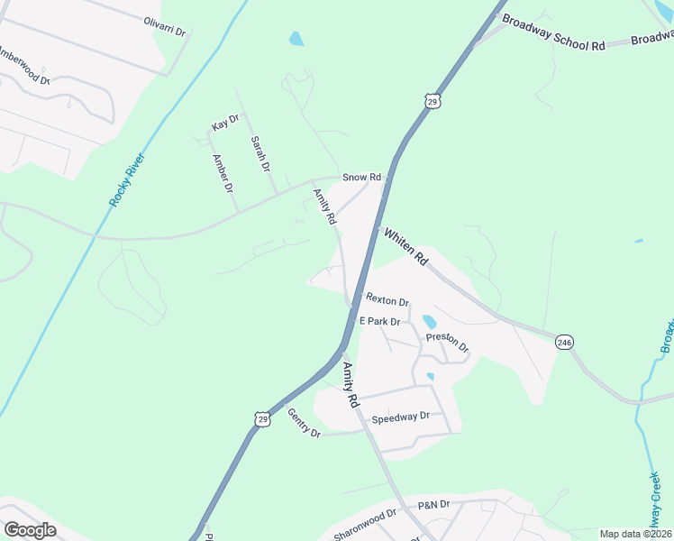 map of restaurants, bars, coffee shops, grocery stores, and more near 1435 Amity Road in Anderson