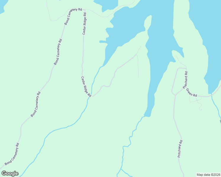 map of restaurants, bars, coffee shops, grocery stores, and more near Cedar Ridge Road in Russellville