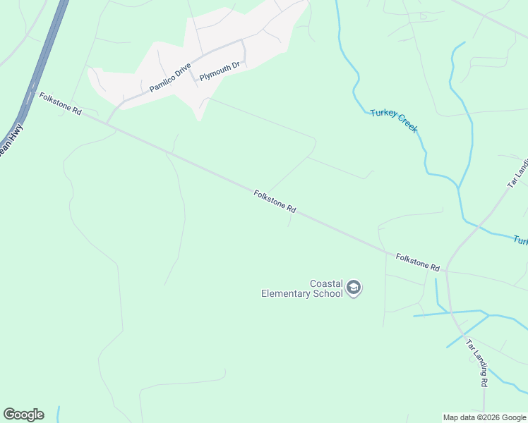 map of restaurants, bars, coffee shops, grocery stores, and more near 288 Folkstone Road in Holly Ridge