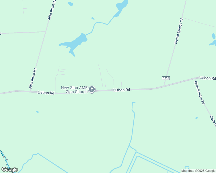 map of restaurants, bars, coffee shops, grocery stores, and more near 2512 Lisbon Road in Council