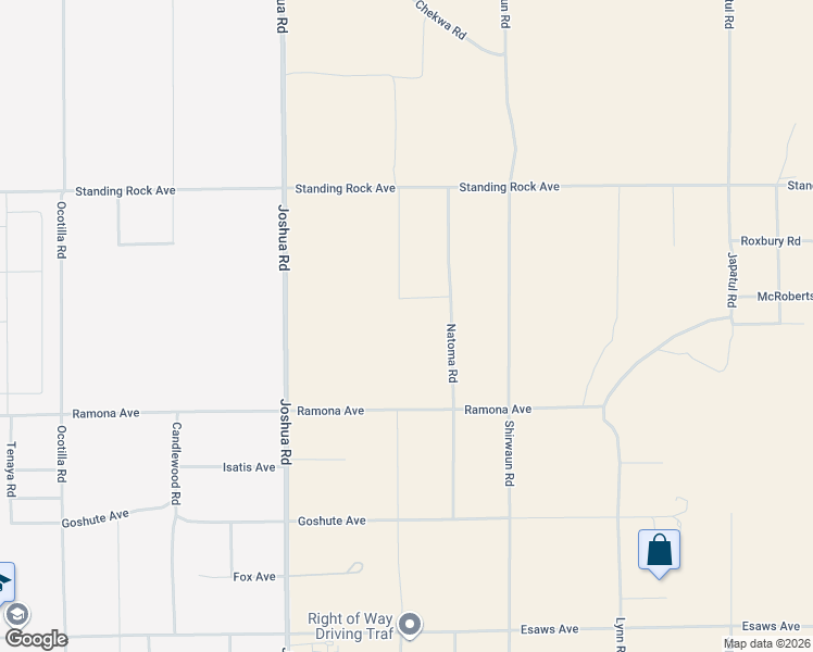 map of restaurants, bars, coffee shops, grocery stores, and more near 14659 Olema Road in Apple Valley