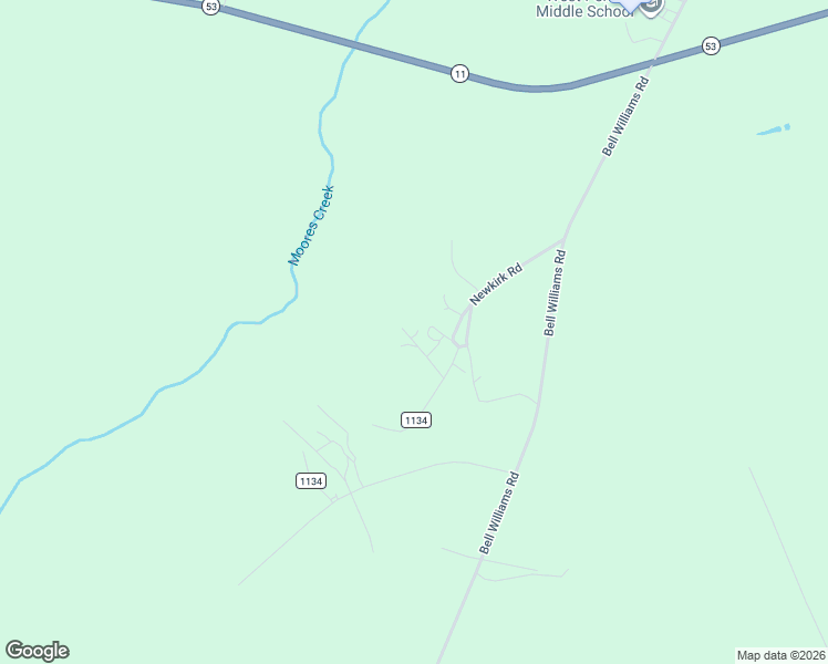 map of restaurants, bars, coffee shops, grocery stores, and more near 336 Newkirk Road in Burgaw