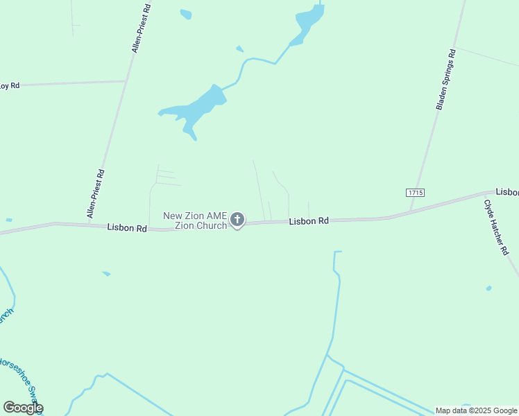 map of restaurants, bars, coffee shops, grocery stores, and more near 2584 Lisbon Road in Council