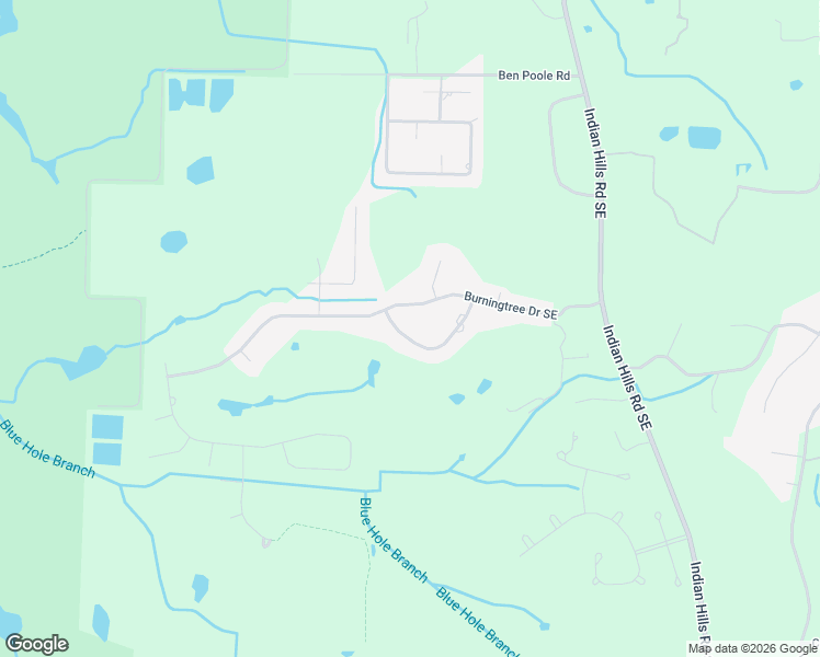 map of restaurants, bars, coffee shops, grocery stores, and more near 2406 Old Creek Trail Southeast in Decatur