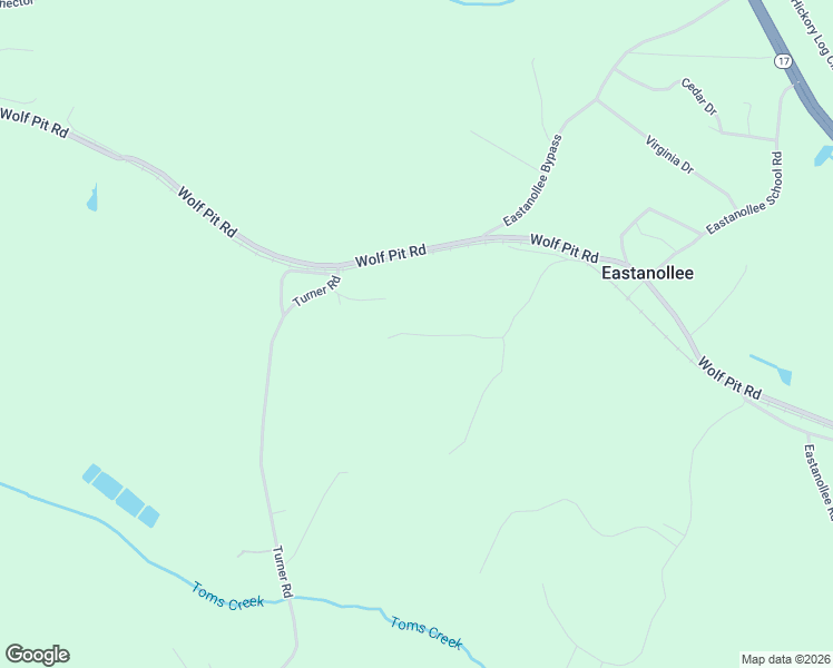 map of restaurants, bars, coffee shops, grocery stores, and more near 529 Oak Way Drive in Eastanollee