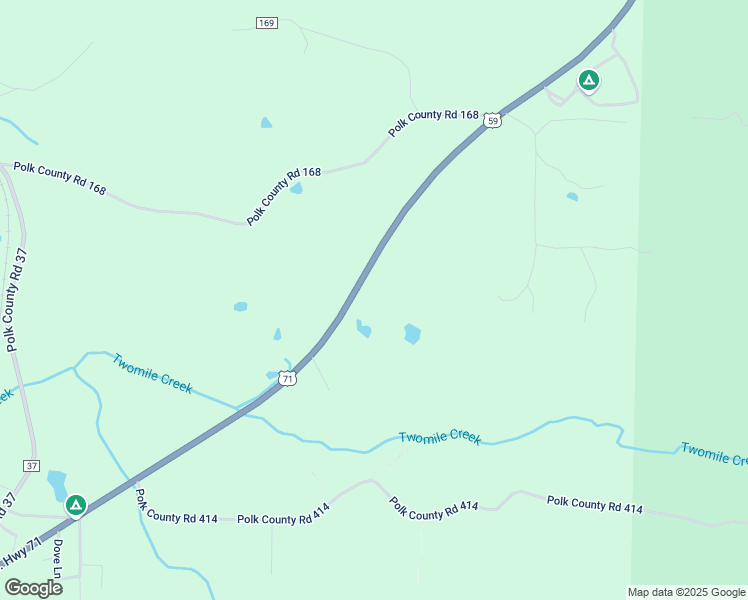 map of restaurants, bars, coffee shops, grocery stores, and more near 4049 U.S. 71 in Mena