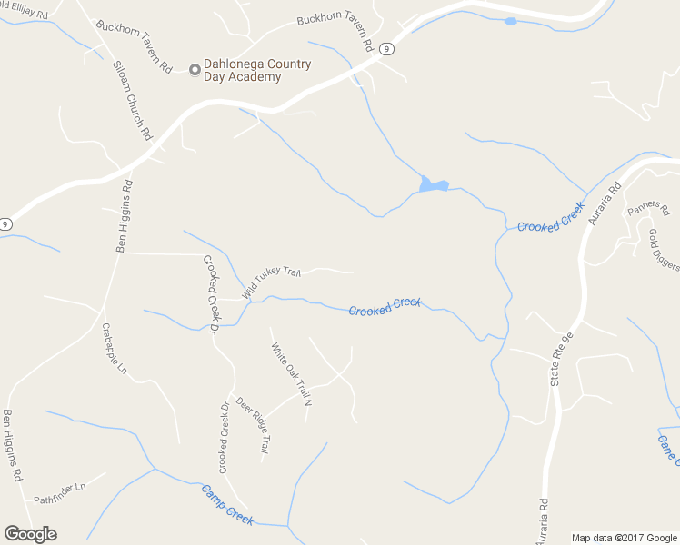 map of restaurants, bars, coffee shops, grocery stores, and more near 418 Wild Turkey Trail in Dahlonega