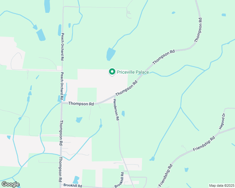 map of restaurants, bars, coffee shops, grocery stores, and more near 408 Henderson Road in Decatur