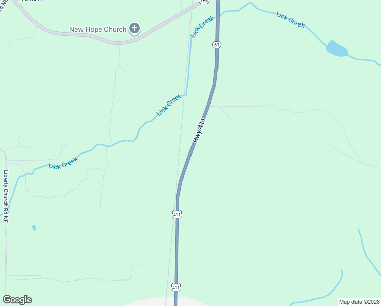 map of restaurants, bars, coffee shops, grocery stores, and more near 441 Georgia 61 in Ranger