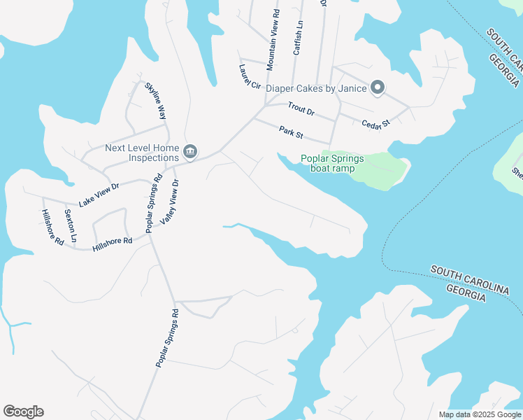 map of restaurants, bars, coffee shops, grocery stores, and more near 234 Riverbend Road in Lavonia