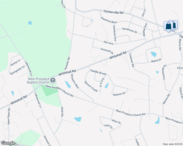 map of restaurants, bars, coffee shops, grocery stores, and more near 200 Spruce Creek in Anderson