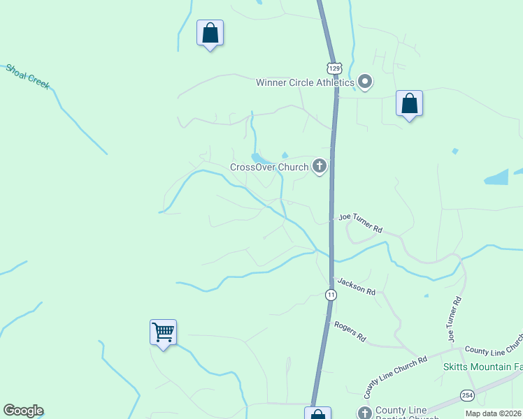 map of restaurants, bars, coffee shops, grocery stores, and more near 101 Tri Star Road in Cleveland