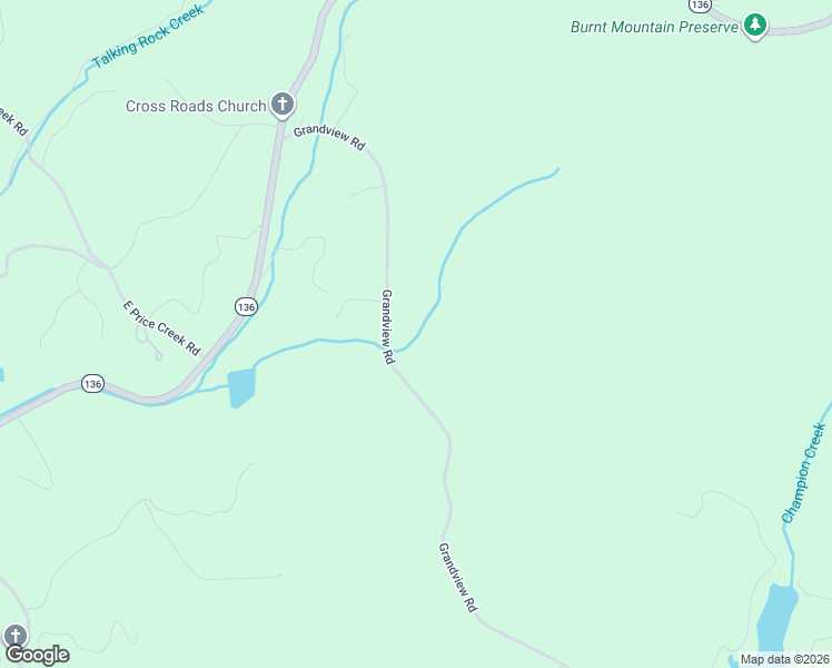 map of restaurants, bars, coffee shops, grocery stores, and more near 4836 Grandview Road in Jasper