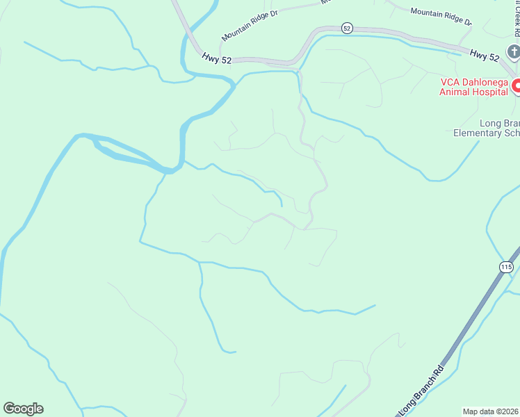 map of restaurants, bars, coffee shops, grocery stores, and more near 962 Winters Mountain Road in Dahlonega