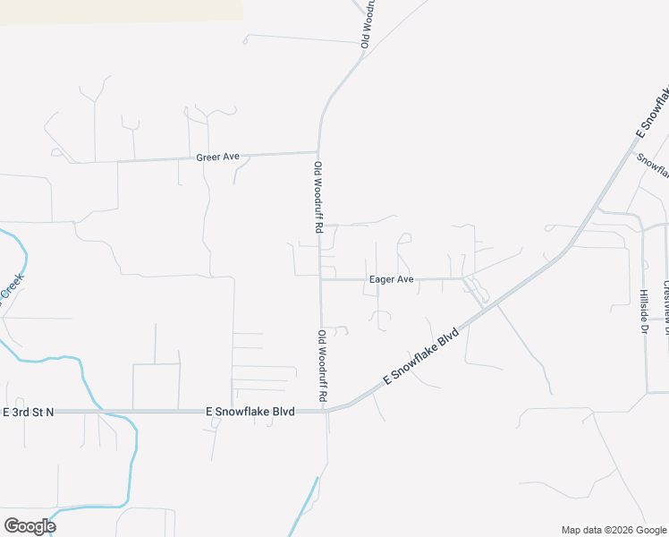 map of restaurants, bars, coffee shops, grocery stores, and more near 759 Old Woodruff Road in Snowflake