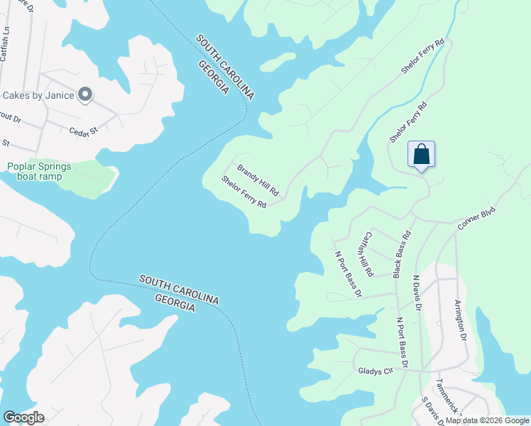 map of restaurants, bars, coffee shops, grocery stores, and more near 923 Shelor Ferry Road in Fair Play