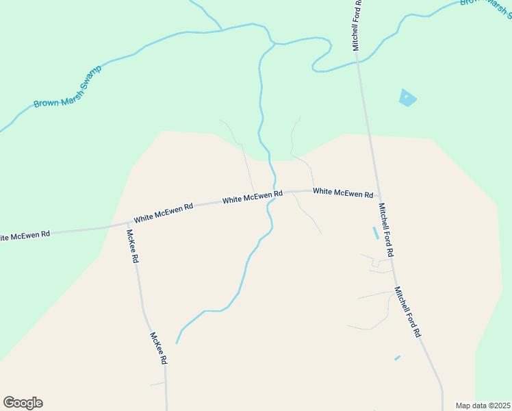 map of restaurants, bars, coffee shops, grocery stores, and more near White McEwen Road in Butters