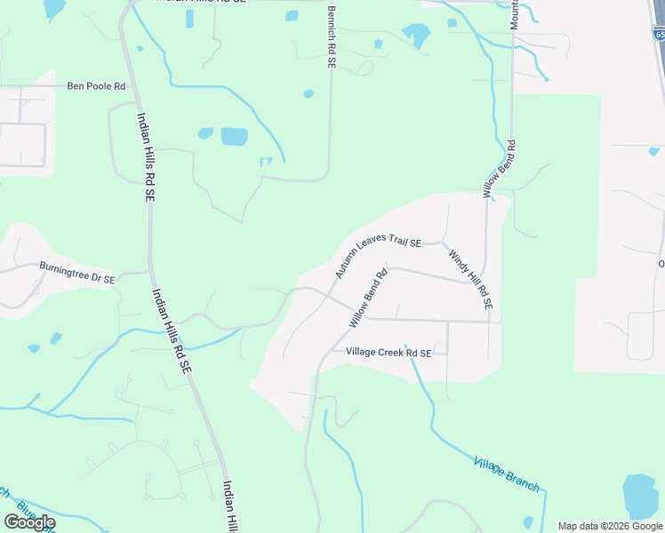 map of restaurants, bars, coffee shops, grocery stores, and more near 4409 Autumn Leaves Trail Southeast in Decatur
